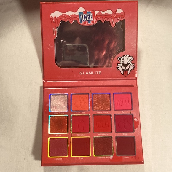 Glamlite Makeup Glamlite Icee Collab Eyeshadow Palette Set Blue